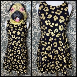 Fierce, TOTAL GIRL, metallic, leopard dress!!